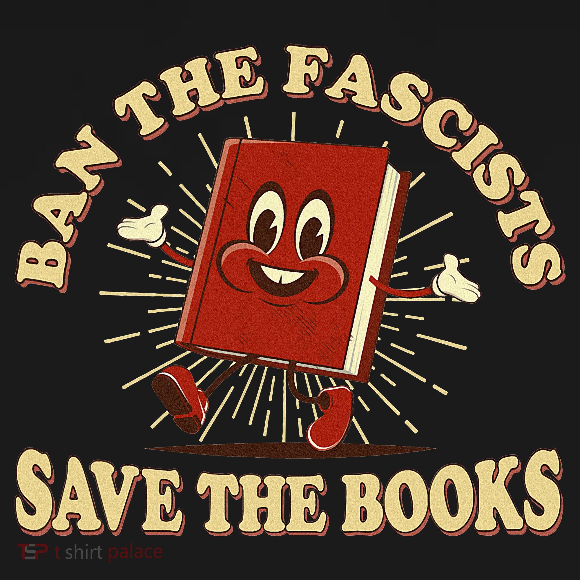 Ban The Fascists Save The Books Retro Sweatshirt