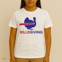 Billsgiving Turkey Football Gift Football Fan T-Shirt thumb 4
