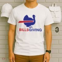 Billsgiving Turkey Football Gift Football Fan T-Shirt thumb 6