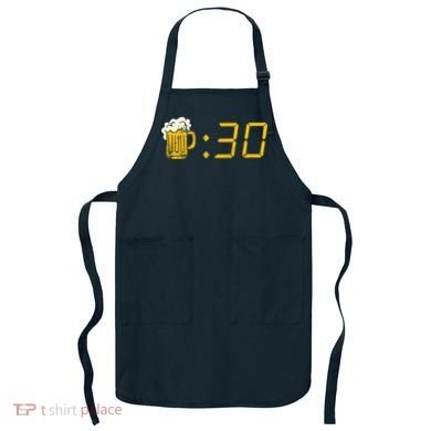 Beer Thirty. Funny Drinking Or Getting Drunk Apron