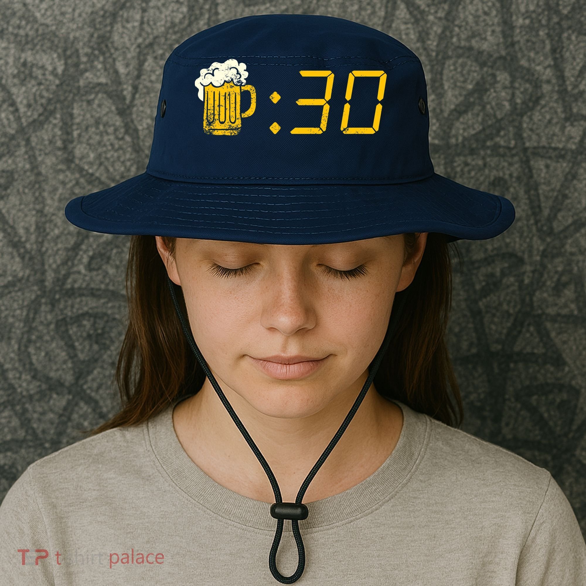 Beer Thirty. Funny Drinking Or Getting Drunk Bucket Hat