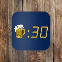 Beer Thirty. Funny Drinking Or Getting Drunk Coaster thumb 0