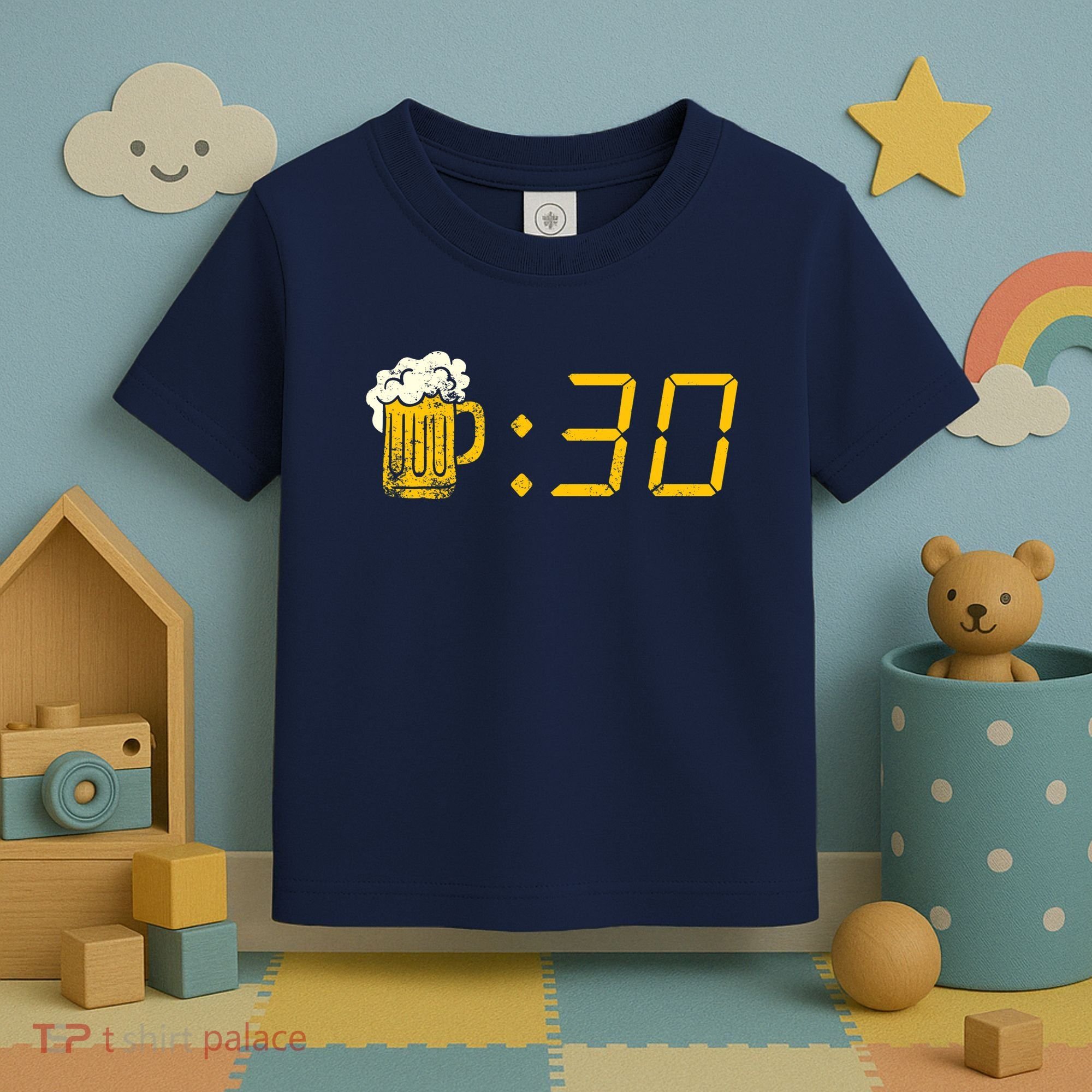 Beer Thirty. Funny Drinking Or Getting Drunk Toddler T-Shirt