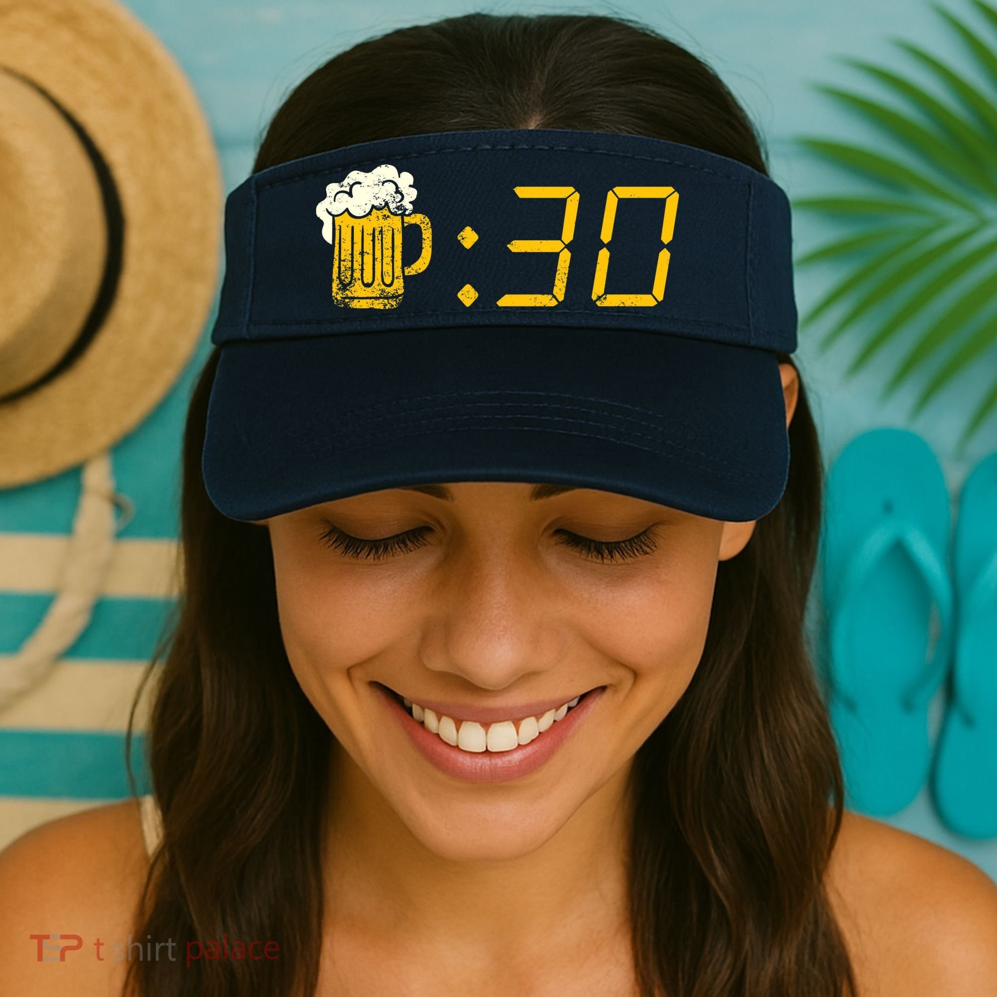 Beer Thirty. Funny Drinking Or Getting Drunk Visor