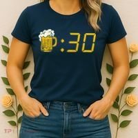 Beer Thirty. Funny Drinking Or Getting Drunk Women's T-Shirt thumb 2