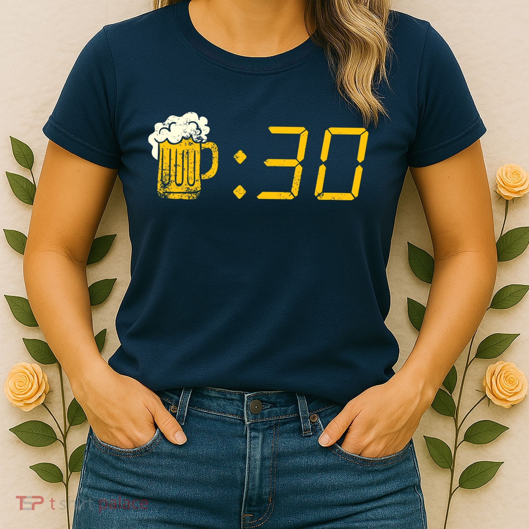 Beer Thirty. Funny Drinking Or Getting Drunk Women's T-Shirt