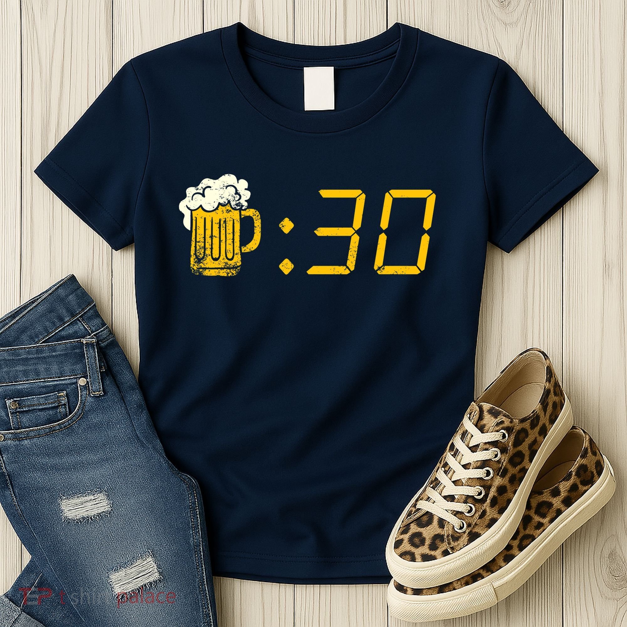 Beer Thirty. Funny Drinking Or Getting Drunk Women's T-Shirt