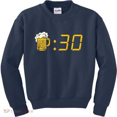 Beer Thirty. Funny Drinking Or Getting Drunk Kids Sweatshirt