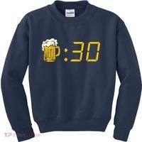 Beer Thirty. Funny Drinking Or Getting Drunk Kids Sweatshirt thumb 0