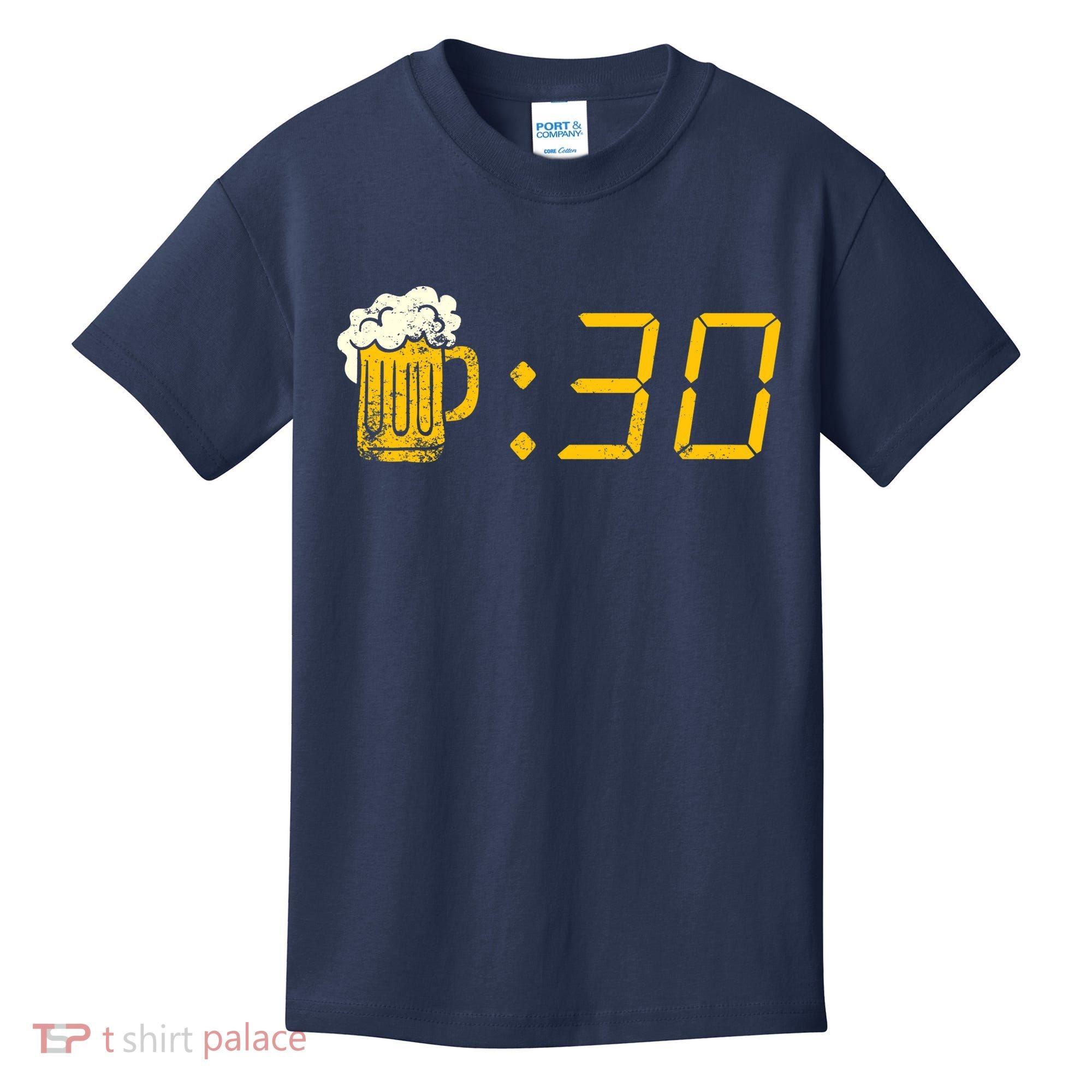 Beer Thirty. Funny Drinking Or Getting Drunk Kids T-Shirt