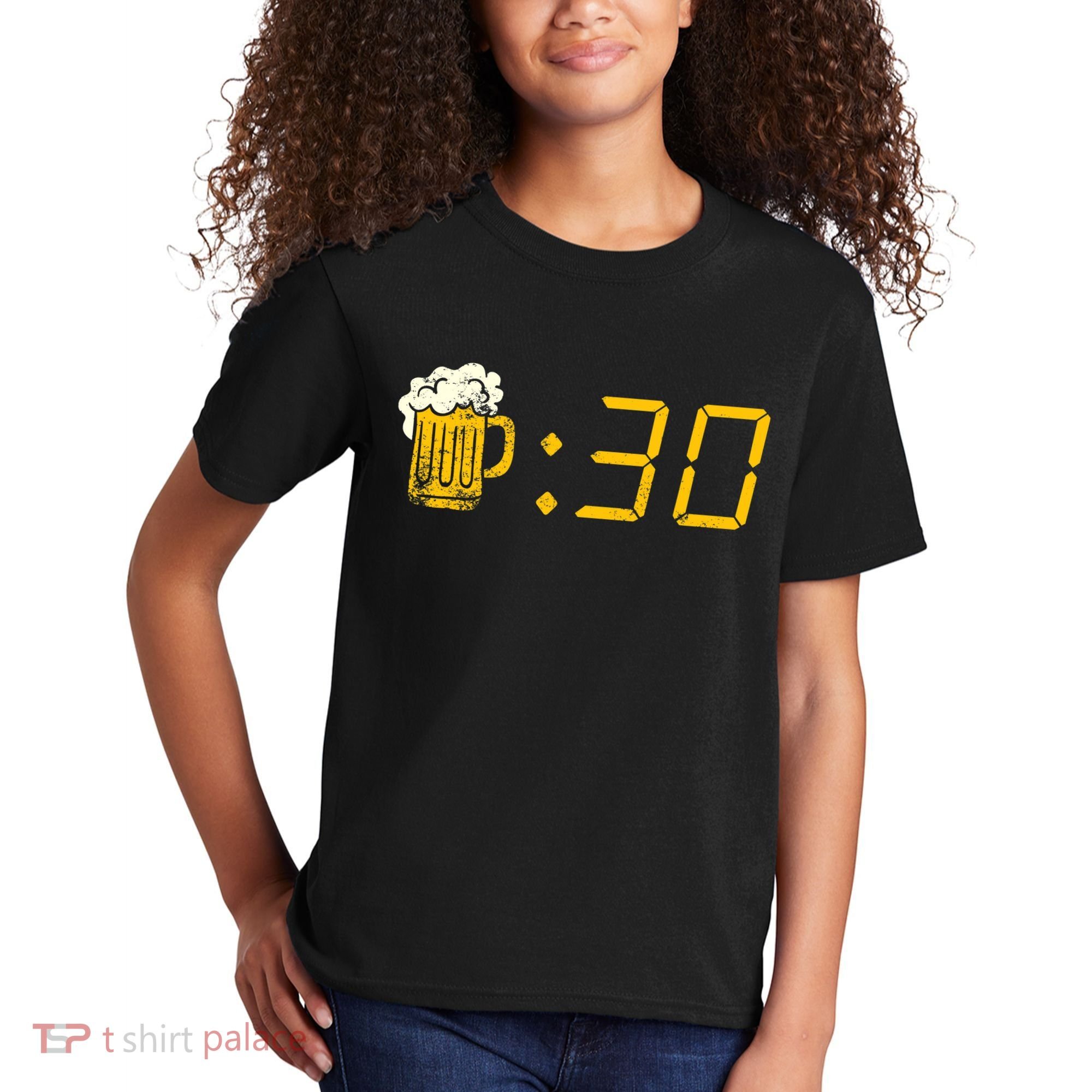 Beer Thirty. Funny Drinking Or Getting Drunk Kids T-Shirt
