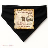 Behold The Field Medieval Dank Meme USA-Made Doggie Bandana thumb 0