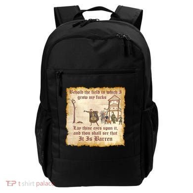 Behold The Field Medieval Dank Meme Backpack