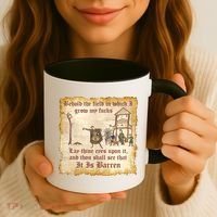 Behold The Field Medieval Dank Meme Coffee Mug thumb 3