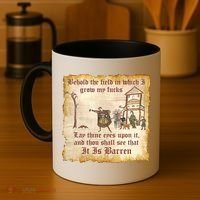 Behold The Field Medieval Dank Meme Coffee Mug thumb 4