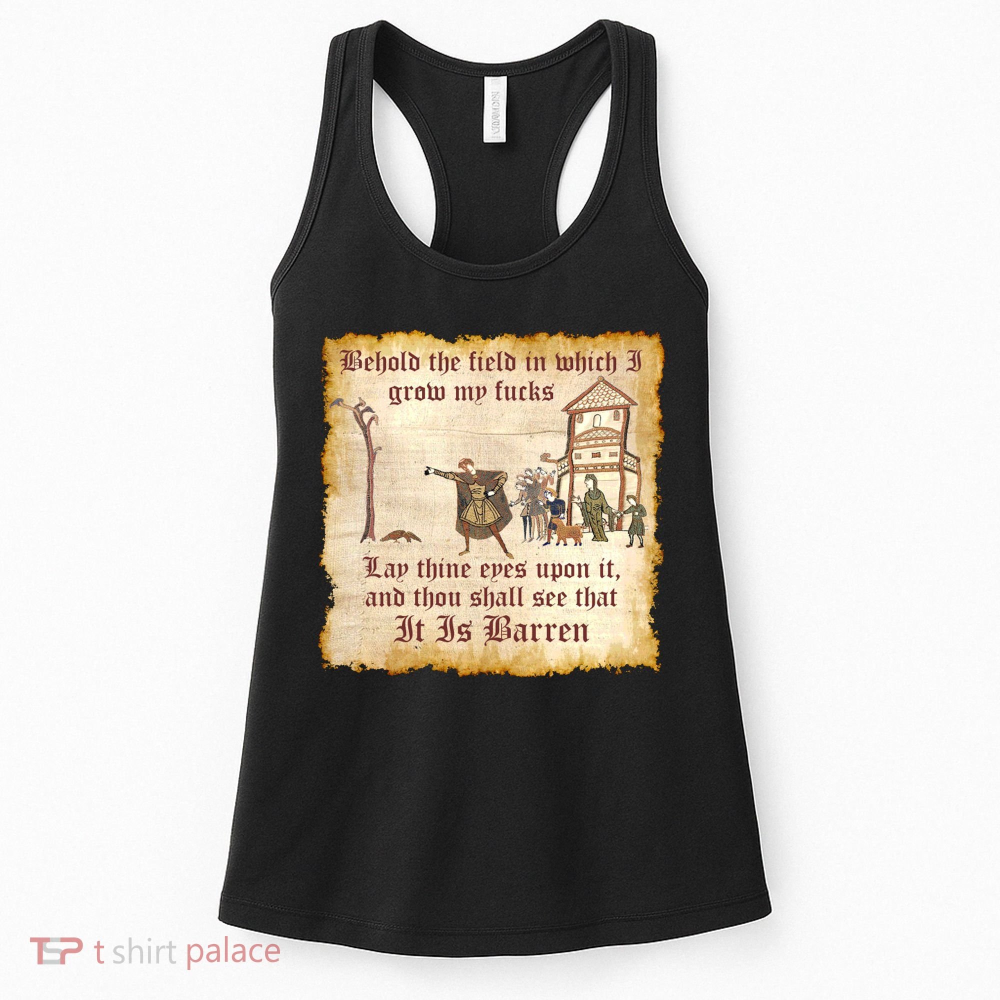 Behold The Field Medieval Dank Meme Women's Tank Top