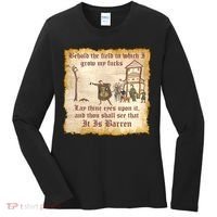 Behold The Field Medieval Dank Meme Women's Long Sleeve Shirt thumb 0