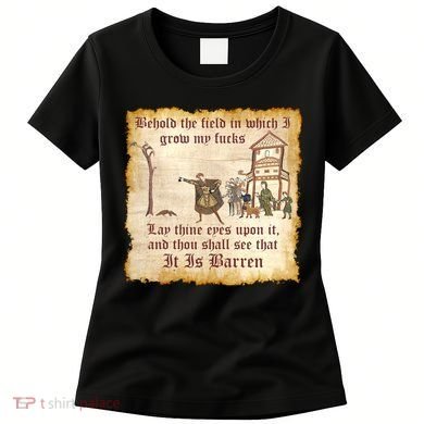 Behold The Field Medieval Dank Meme Women's T-Shirt