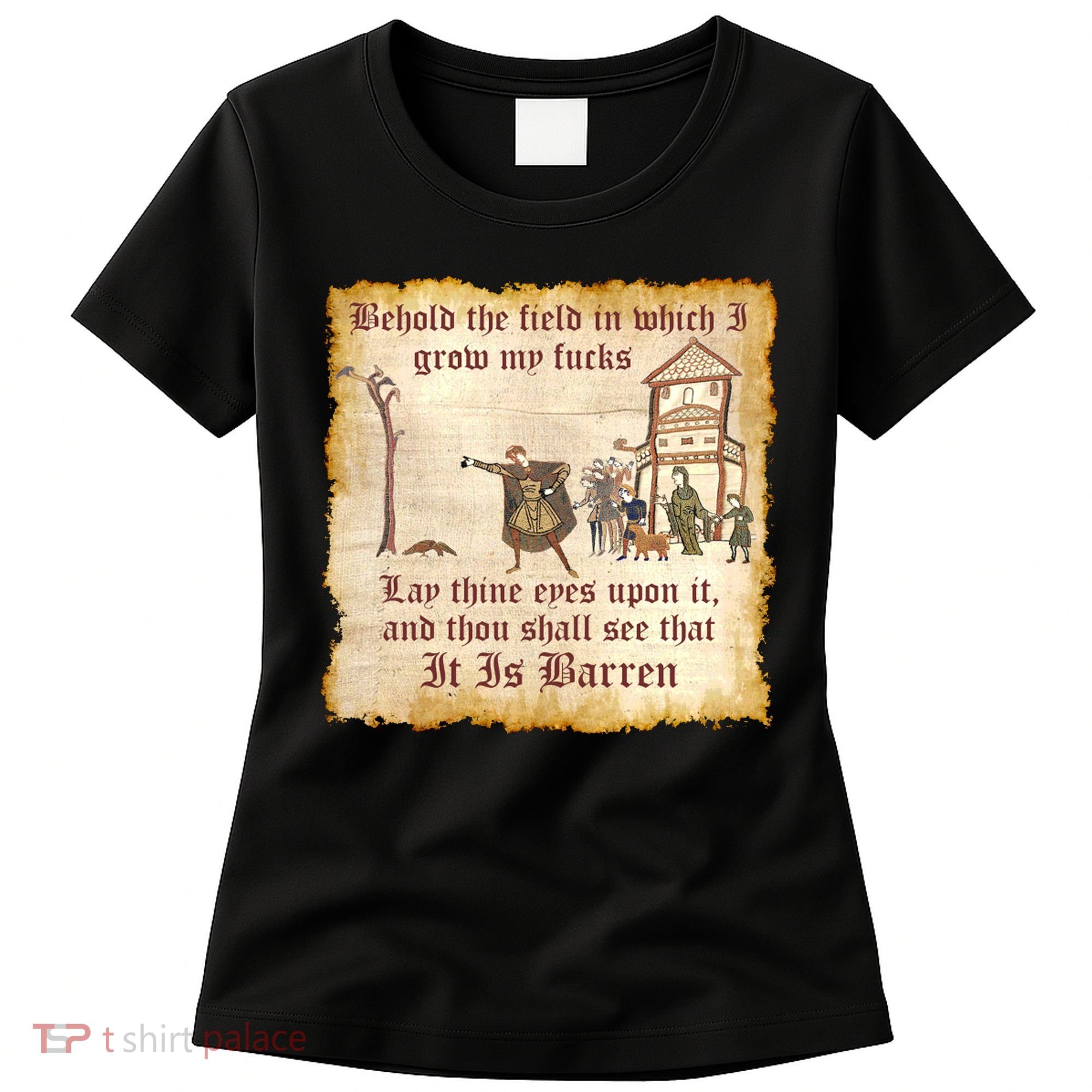 Behold The Field Medieval Dank Meme Women's T-Shirt