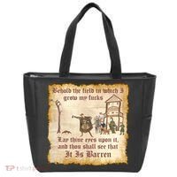 Behold The Field Medieval Dank Meme Tote Bag thumb 0