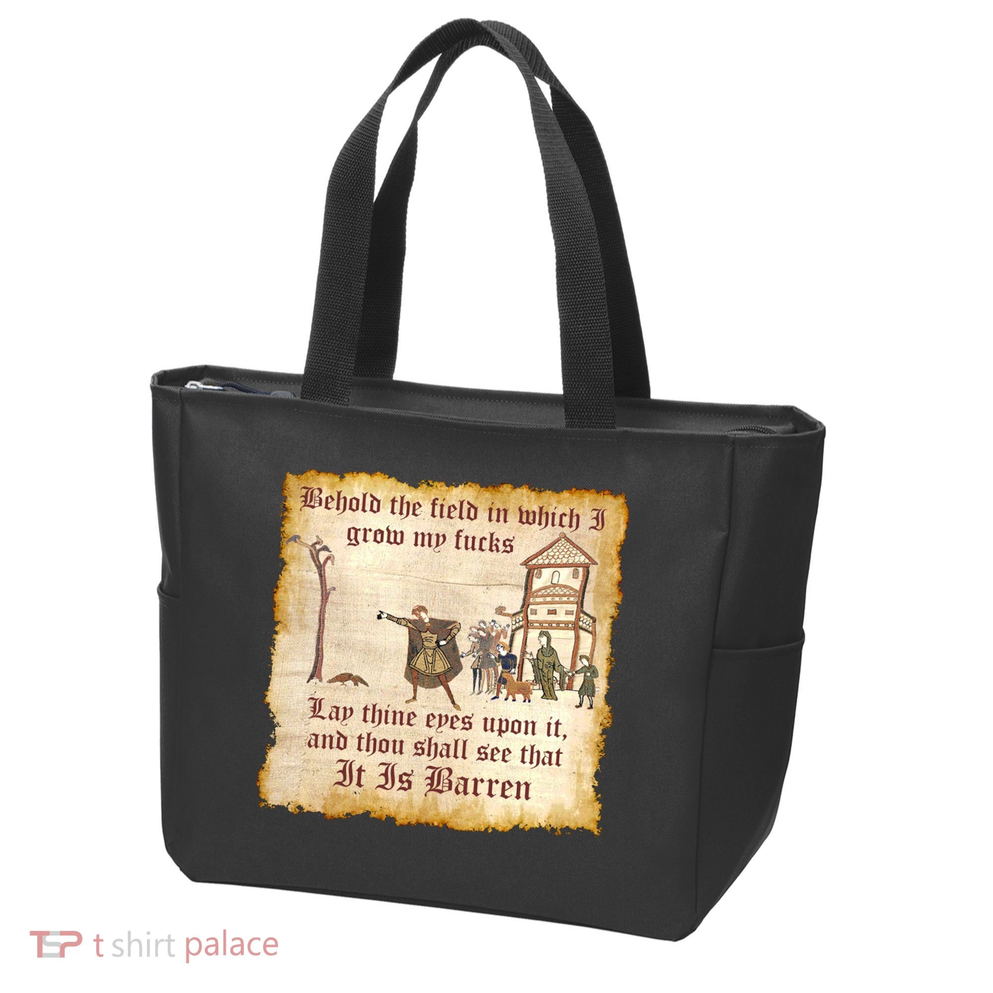 Behold The Field Medieval Dank Meme Tote Bag