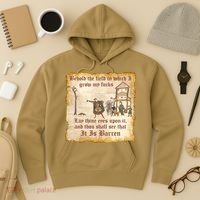 Behold The Field Medieval Dank Meme Hoodie thumb 3