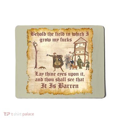 Behold The Field Medieval Dank Meme Mousepad