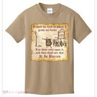 Behold The Field Medieval Dank Meme Kids T-Shirt thumb 0