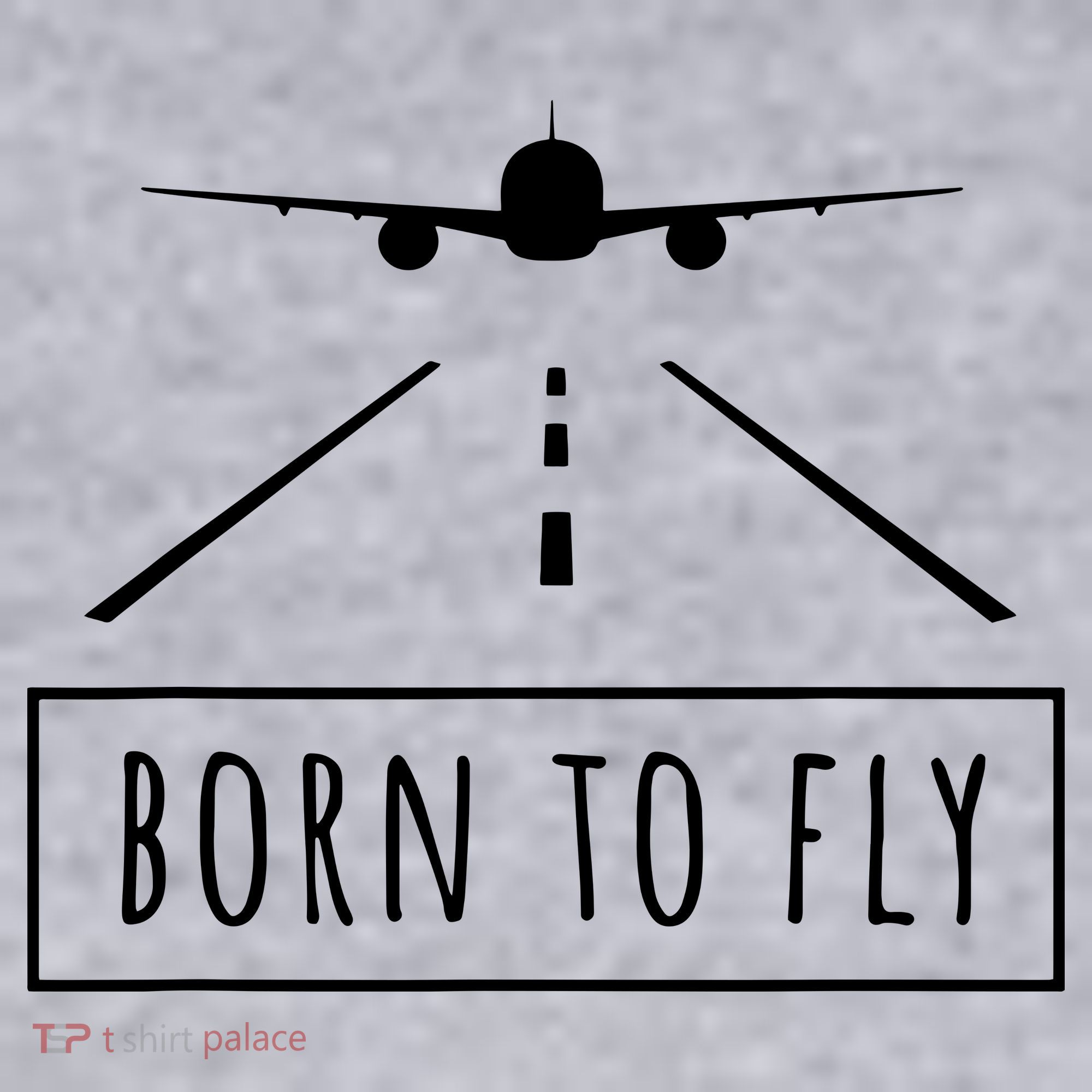 Born To Fly Aviation Pilot Flying Airplane Aircraft Gift Women's Racerback Cropped Tank