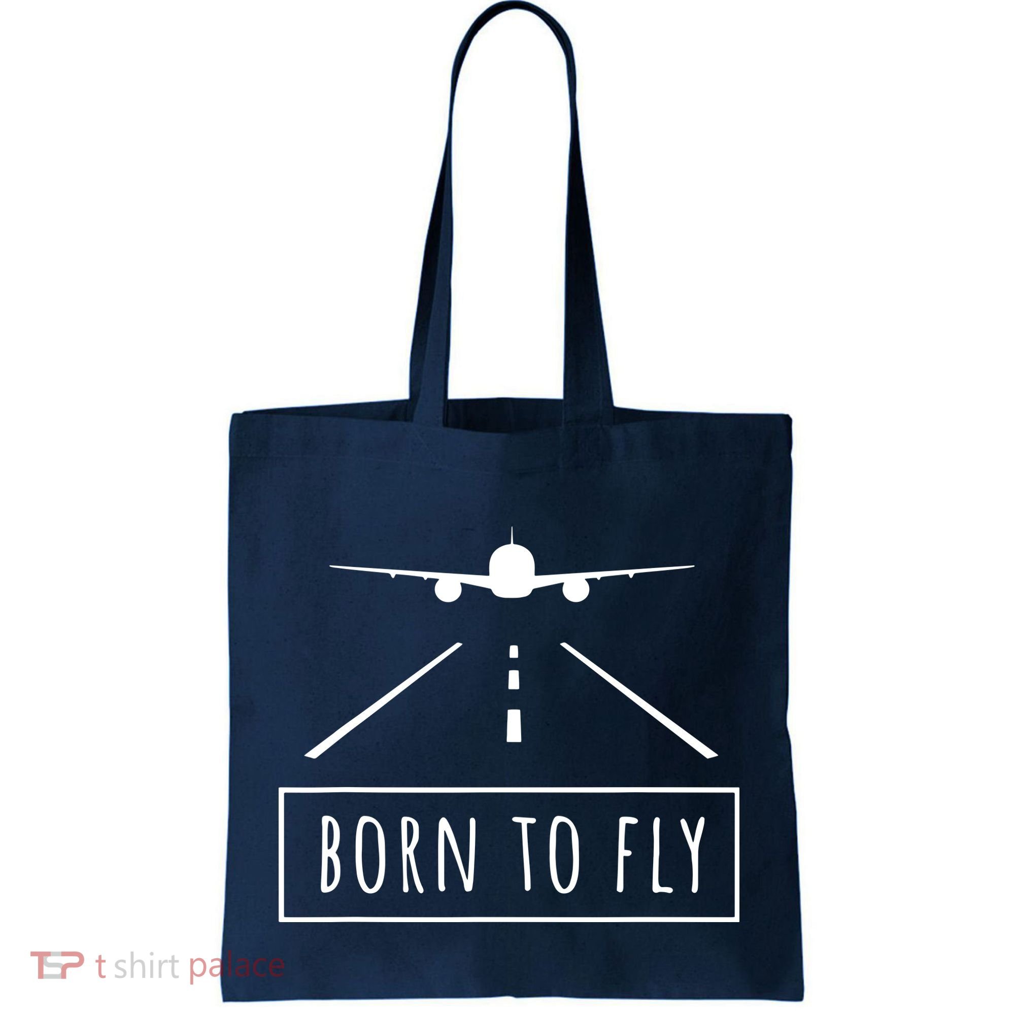 Born To Fly Aviation Pilot Flying Airplane Aircraft Gift Tote Bag