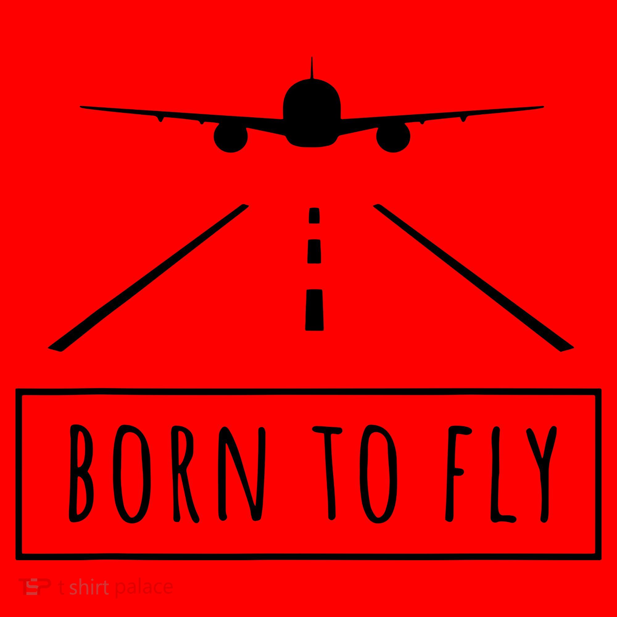 Born To Fly Aviation Pilot Flying Airplane Aircraft Gift Santa Hat