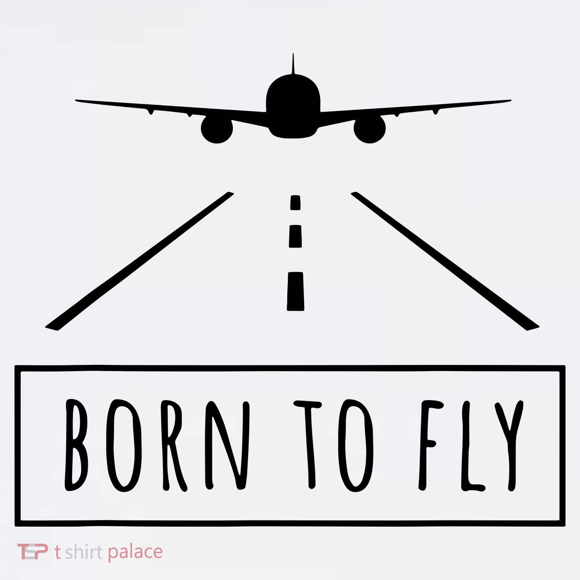 Born To Fly Aviation Pilot Flying Airplane Aircraft Gift Garment-Dyed Sweatshirt