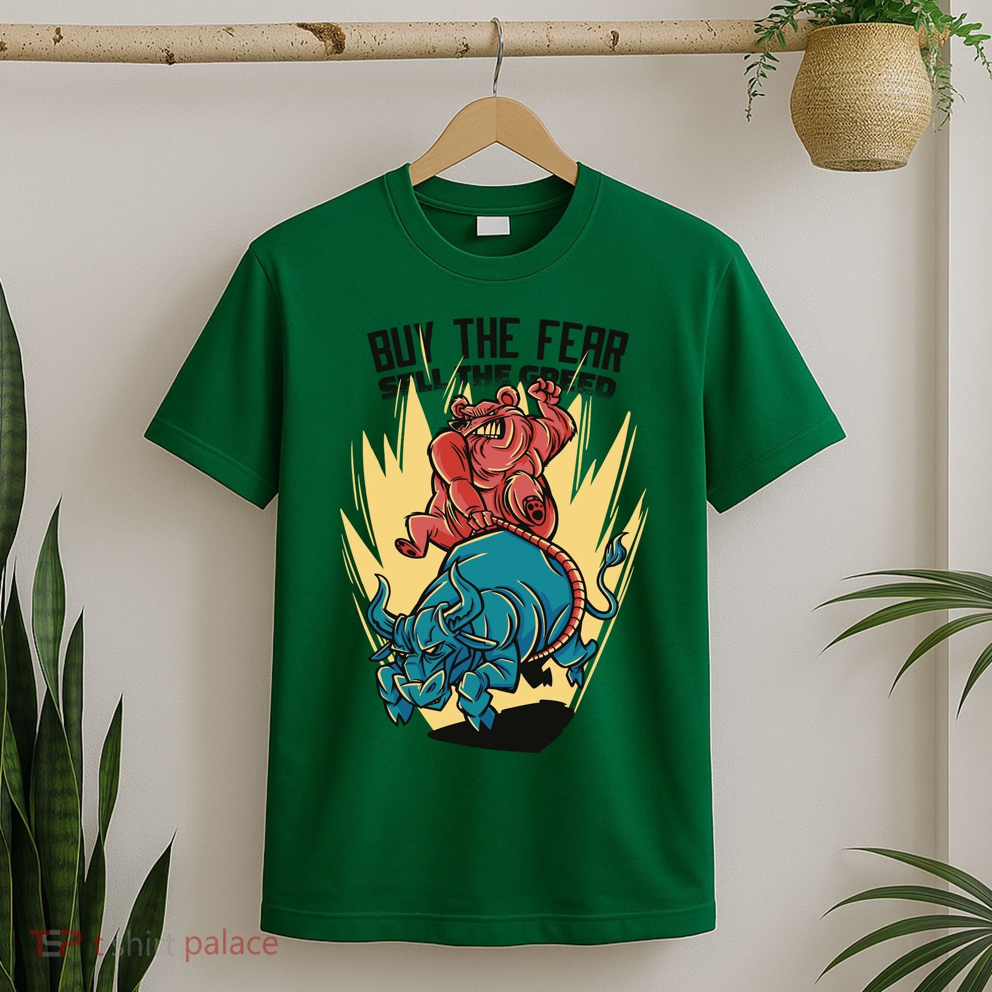 Buy The Fear Sell The Greed Stock Market T-Shirt