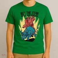 Buy The Fear Sell The Greed Stock Market T-Shirt thumb 3