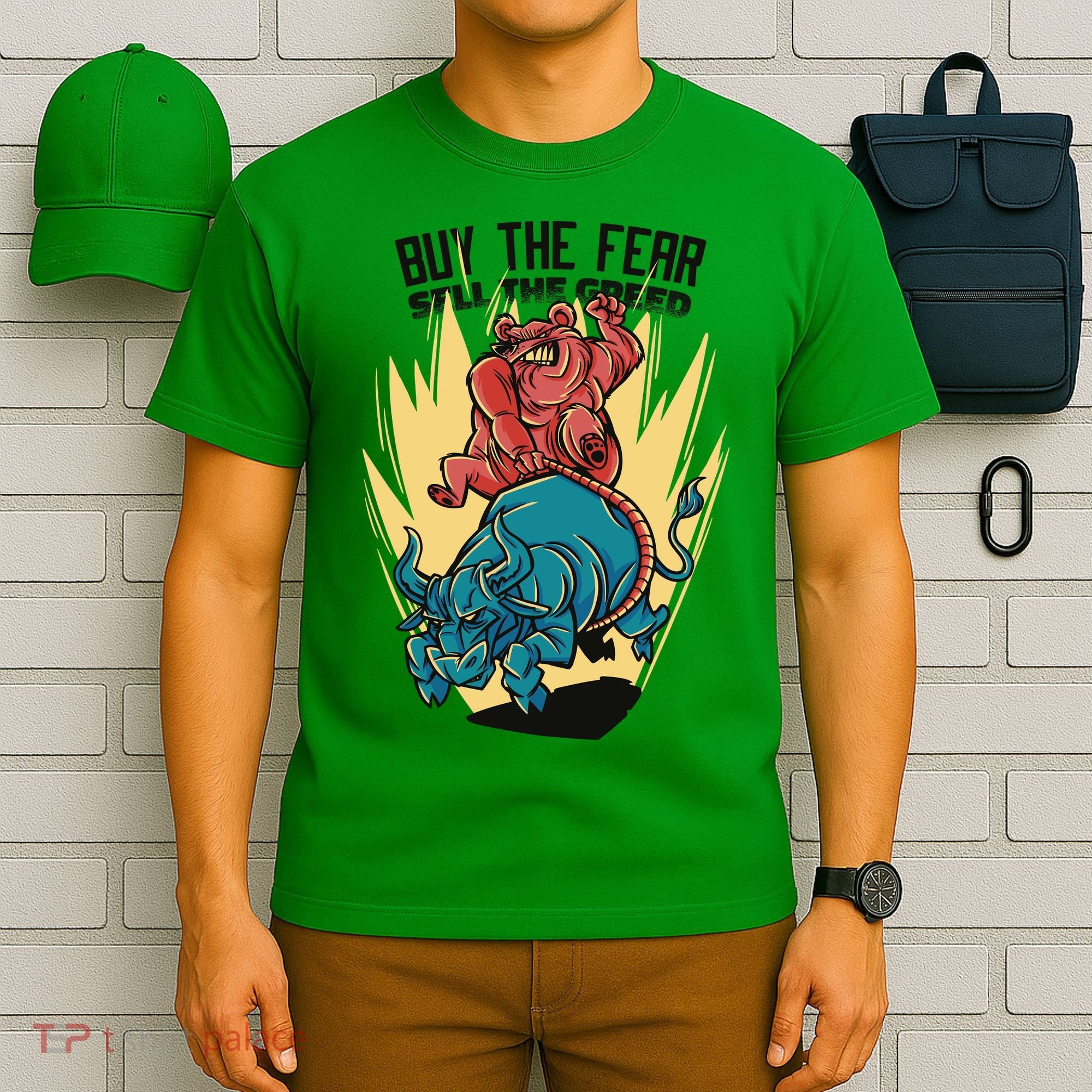 Buy The Fear Sell The Greed Stock Market T-Shirt