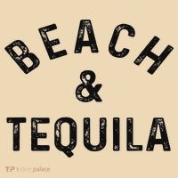 Beach & Tequila Funny Summer Vacation Saying Slogan Tote Bag thumb 4