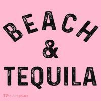 Beach & Tequila Funny Summer Vacation Saying Slogan Coaster thumb 2