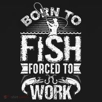 Born To Fish But Forced To Work Funny Fishing Quote Women's Tank Top thumb 5