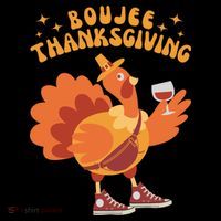 Boujee Thanksgiving Funny Turkey Bougie Boojee Friendsgiving Coffee Mug thumb 5