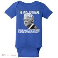 Biden The Face You Make When Russia Invades The Country Baby Bodysuit thumb 0