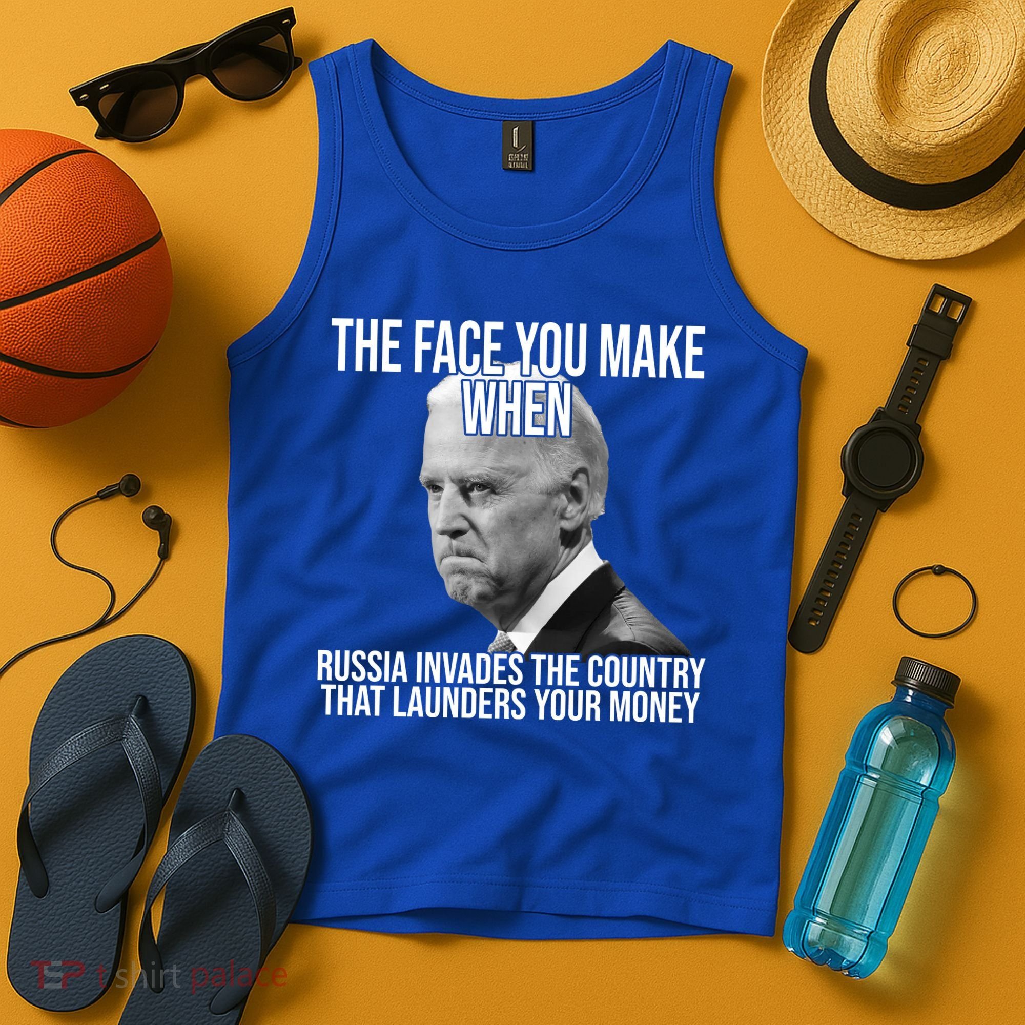 Biden The Face You Make When Russia Invades The Country Tank Top