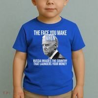 Biden The Face You Make When Russia Invades The Country Toddler T-Shirt thumb 2