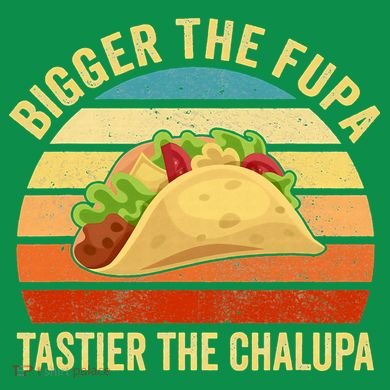 Bigger The Fupa Tastier The Chalupa Women's Flannel Pajama Set