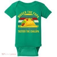 Bigger The Fupa Tastier The Chalupa Baby Bodysuit thumb 0