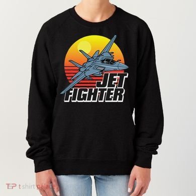 Born To Fly Fighter Jet Plane Airplane Women's Sweatshirt
