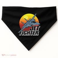 Born To Fly Fighter Jet Plane Airplane USA-Made Doggie Bandana thumb 0