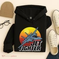 Born To Fly Fighter Jet Plane Airplane Hoodie thumb 4