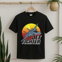 Born To Fly Fighter Jet Plane Airplane T-Shirt thumb 2