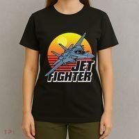 Born To Fly Fighter Jet Plane Airplane T-Shirt thumb 4