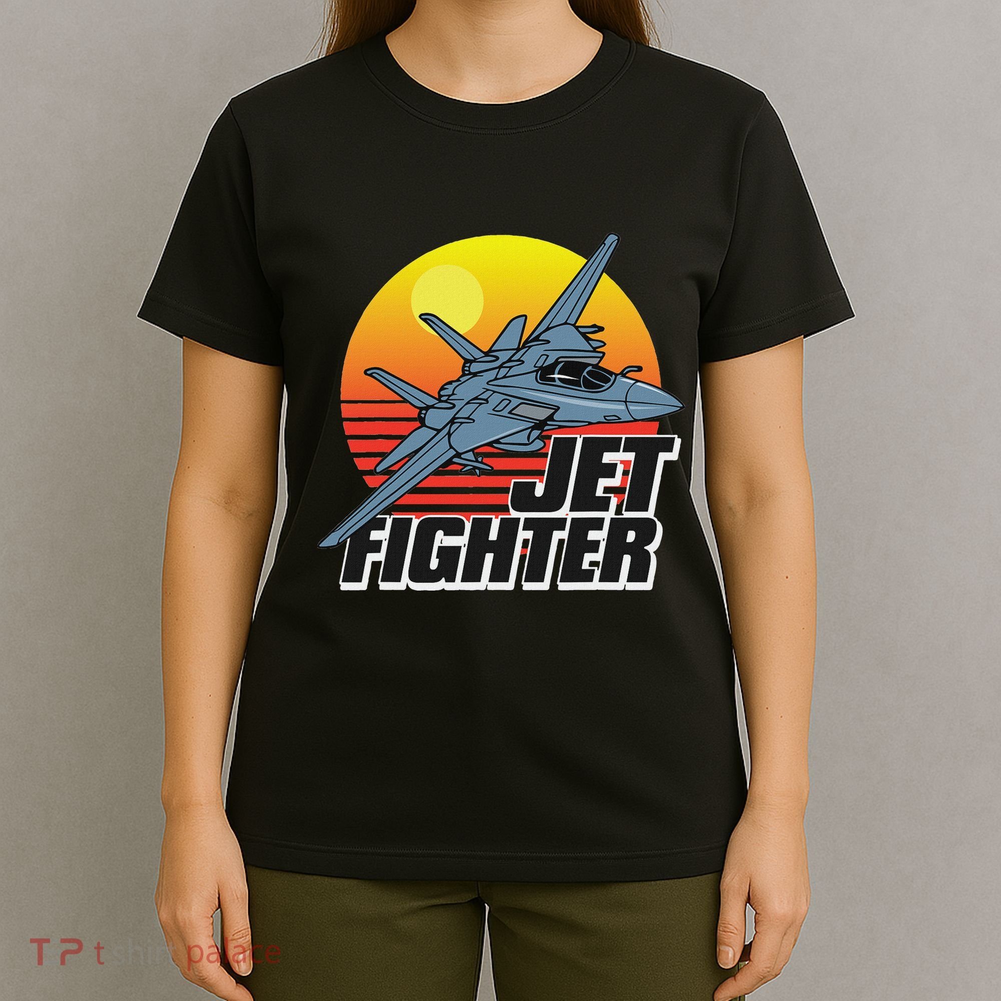 Born To Fly Fighter Jet Plane Airplane T-Shirt